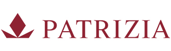 Patrizia Immobilien Logo – Rotes Logo mit roter Schrift,